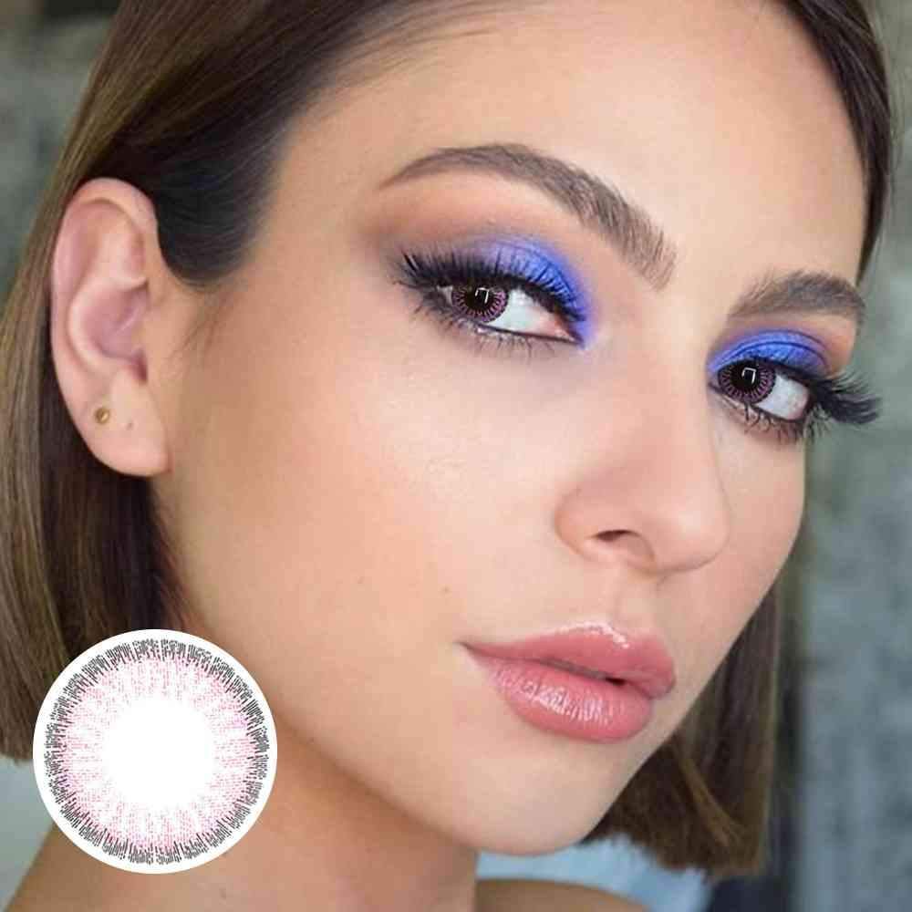 Pomelo Pink Circle Colored Contact Lenses