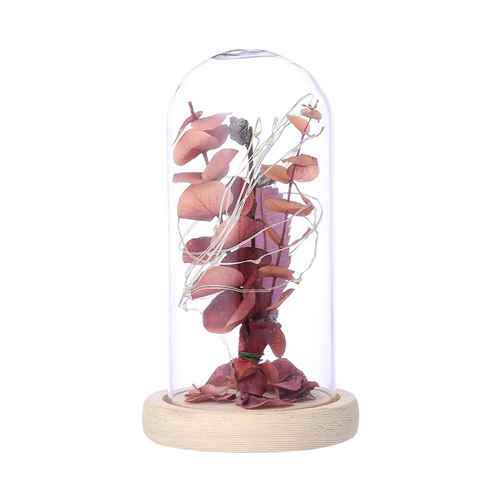 

Branch Leaves Glass Lamp Galaxy Night Light Valentine Day Christmas Present, Red, 501 Original