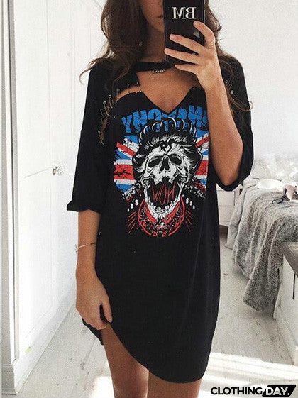 Walk My Way Printed Dress