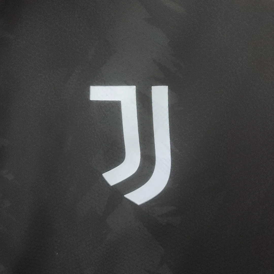 2022/2023 Juventus Windbreaker Black White Edge