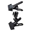 360-Degree Rotatable Embroidery Holder Adjustable Tableside Stitching Frames Clip Non-Slip Portable Metal Embroidery Clip Holder Suitable For Cross-Stitch Accessories