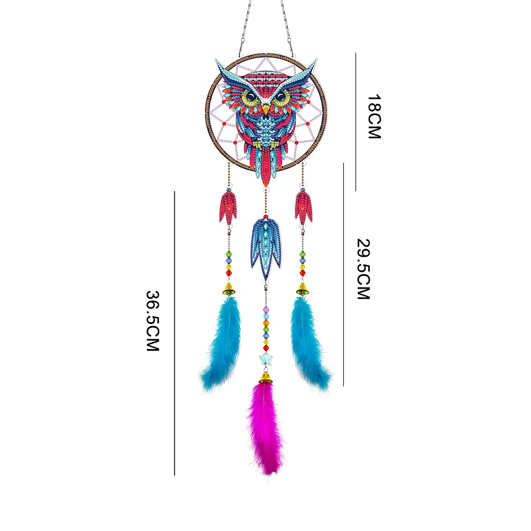 DIY Diamond Painting Dream Catcher Wind Chime