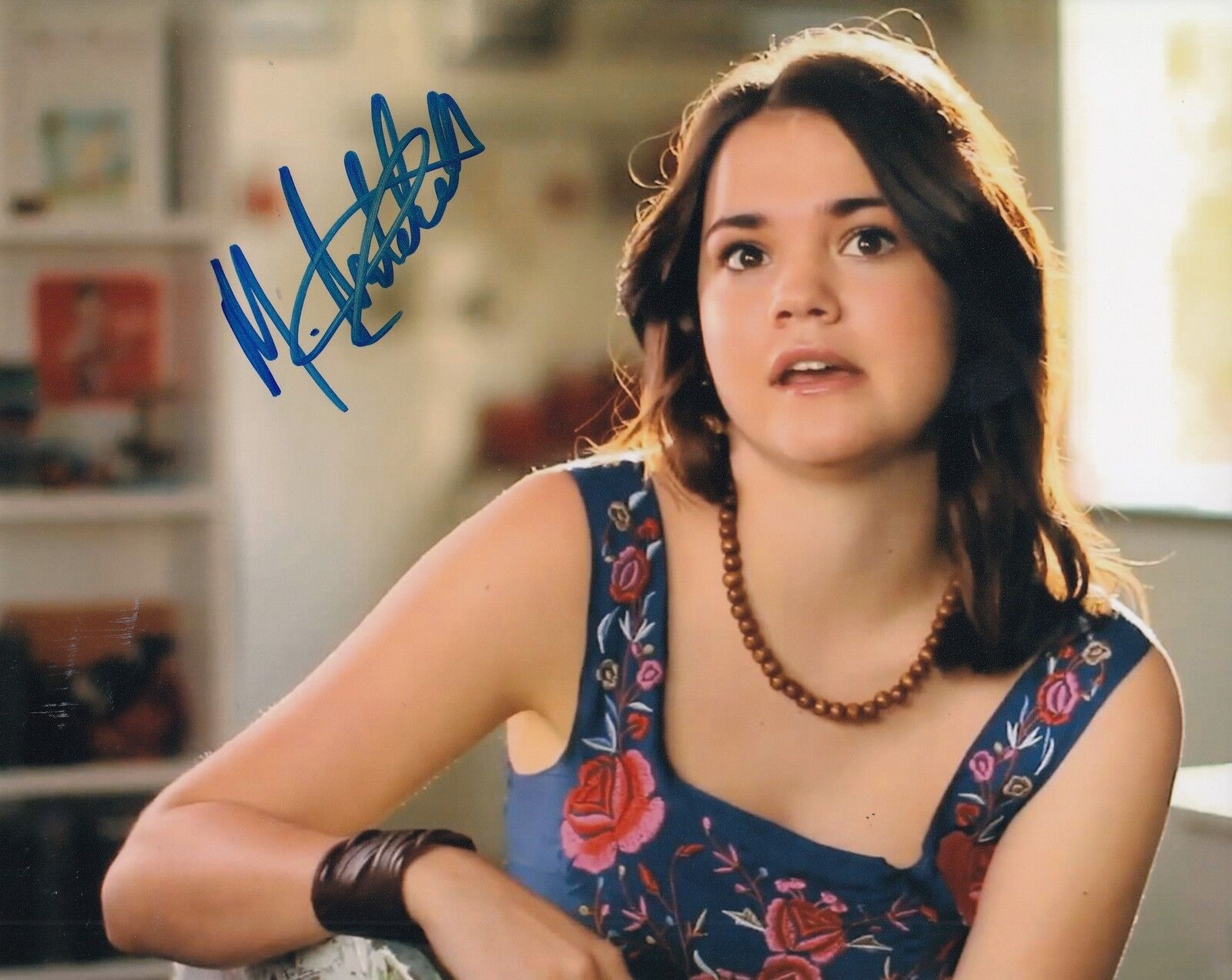 MAIA MITCHELL signed (THE FOSTERS) Actress 8X10 Photo Poster painting W/COA *TEEN BEACH* #8