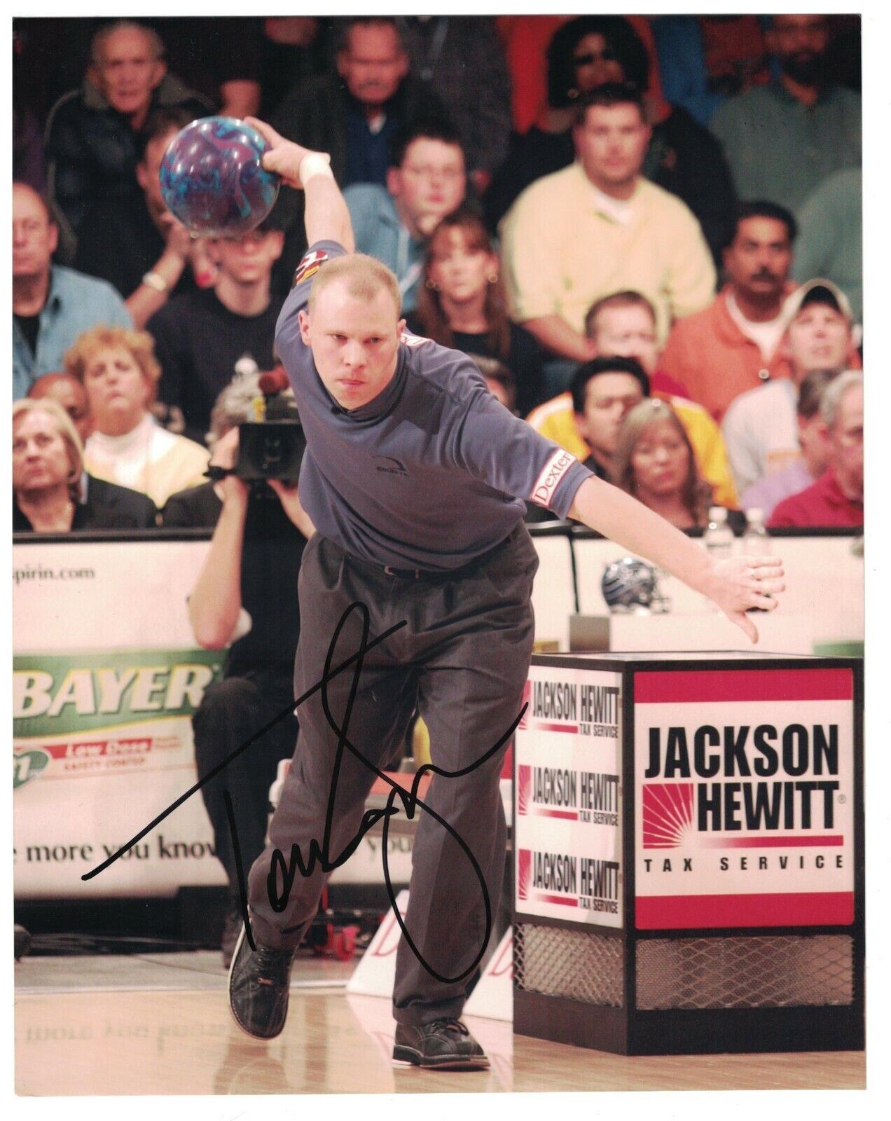 Tommy Jones Signed Autographed 8x10 Photo Poster painting Professional Bowler Bowling