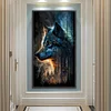 Diamond Painting -Full Round Drill Wolf(70*40 CM)