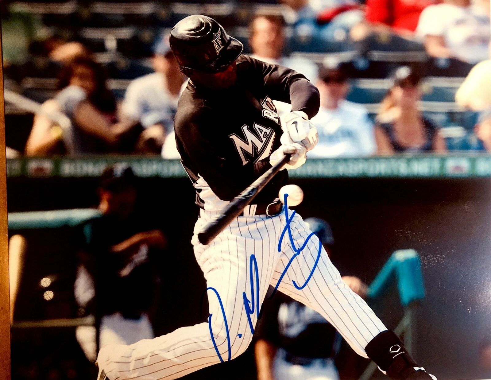 Ozzie Martínez Signed 8x10 Photo Poster painting Miami Marlins Autograph Auto