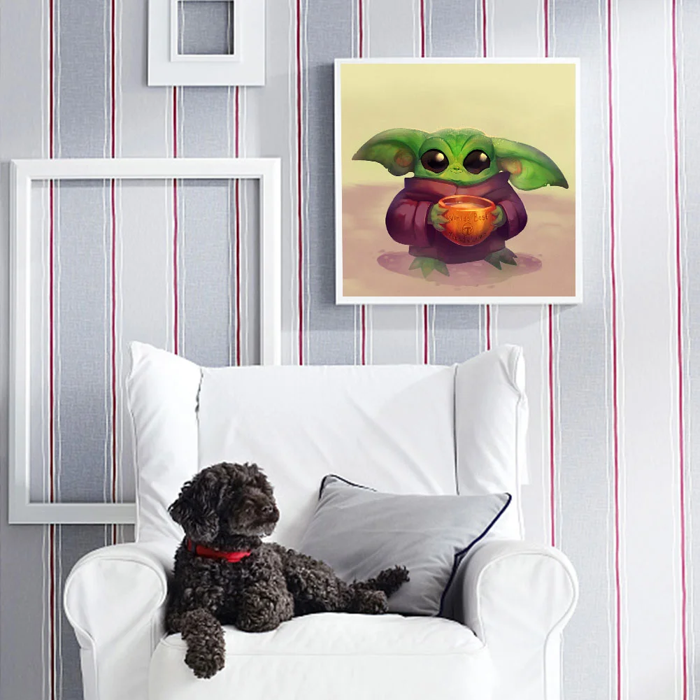 Full Round Diamond Painting 30*30cm - Yoda