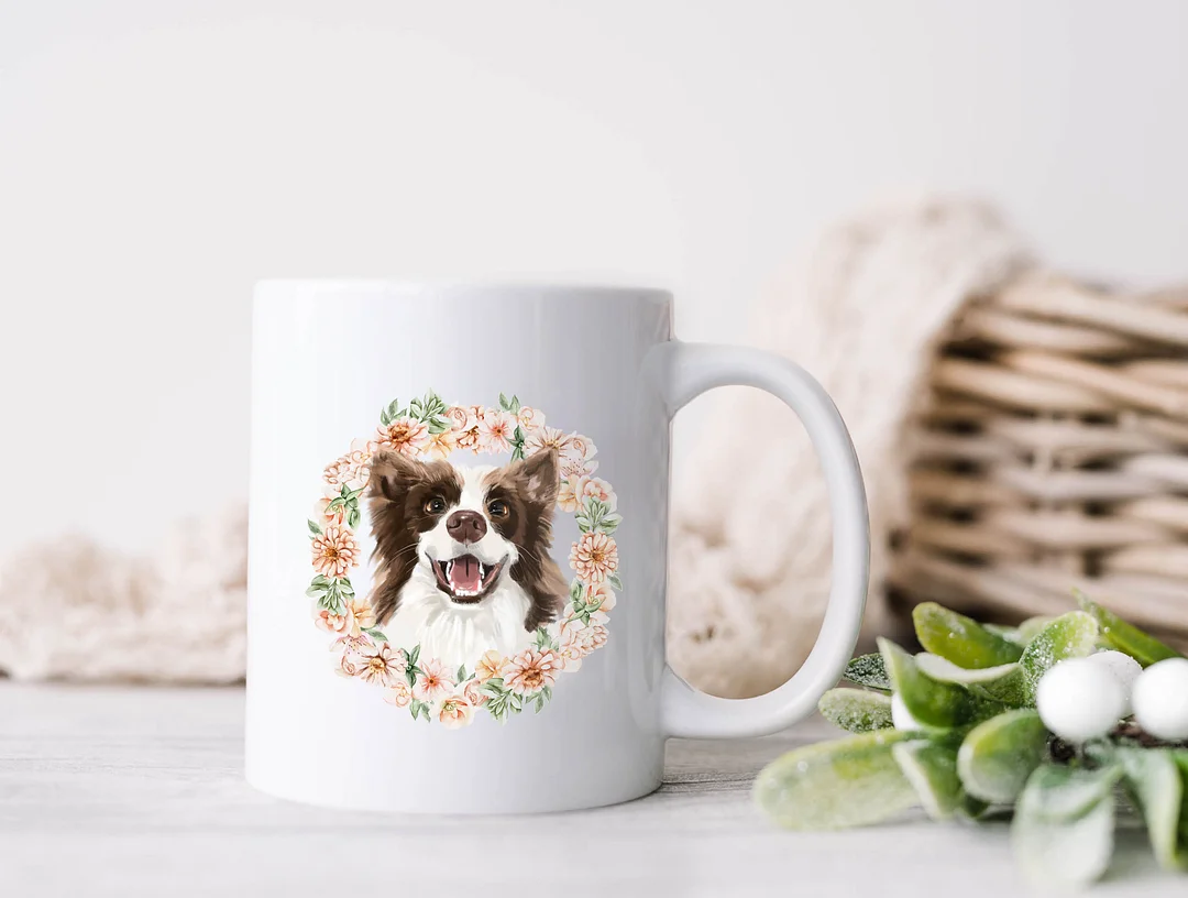 Custom Digital Pet Portrait Mug