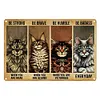 Cat in Moods - Vintage Metal Signs(12*8Inch) - Cat
