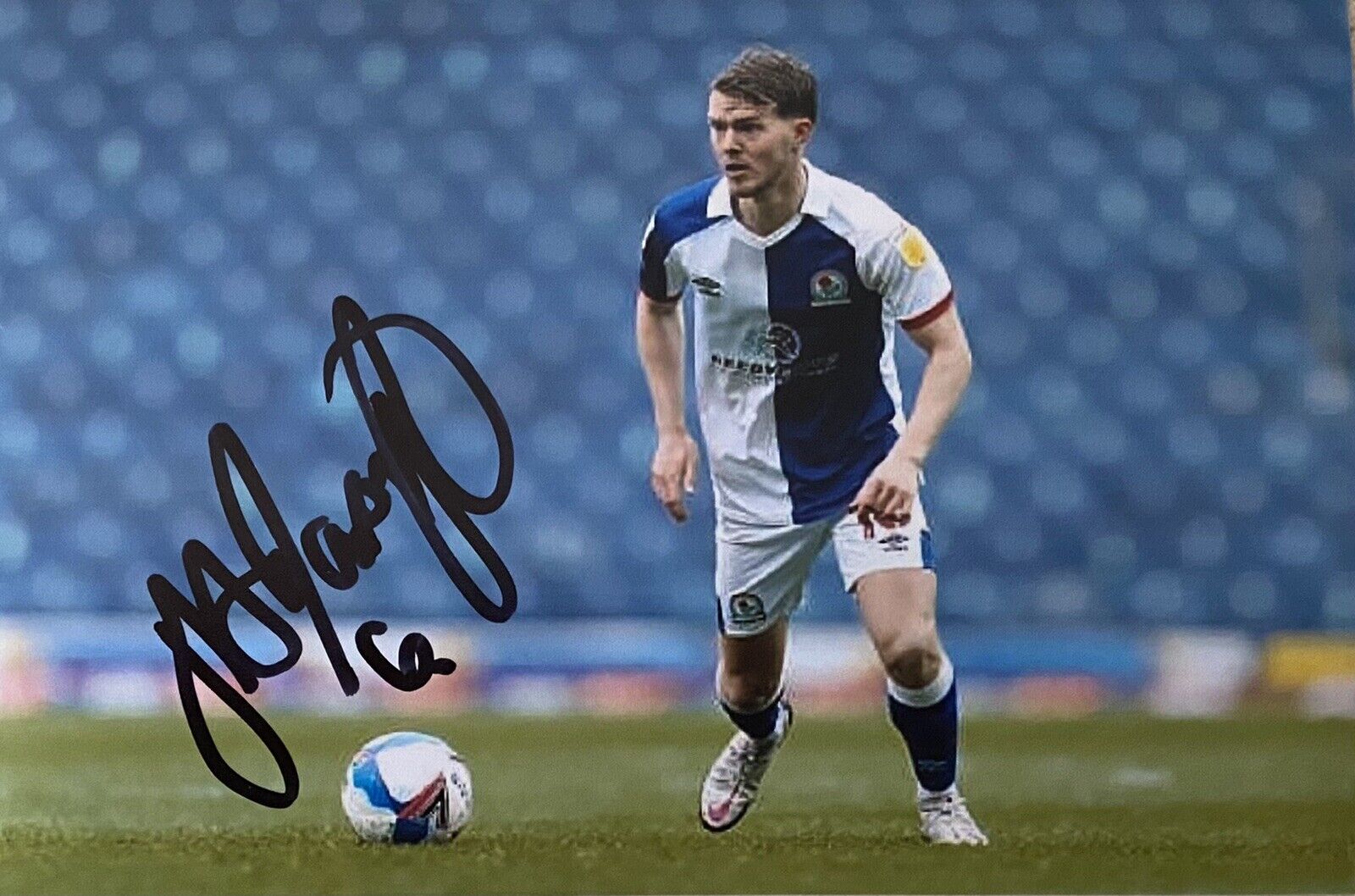 Jacob Davenport Genuine Hand Signed Blackburn Rovers 6X4 Photo Poster painting 2