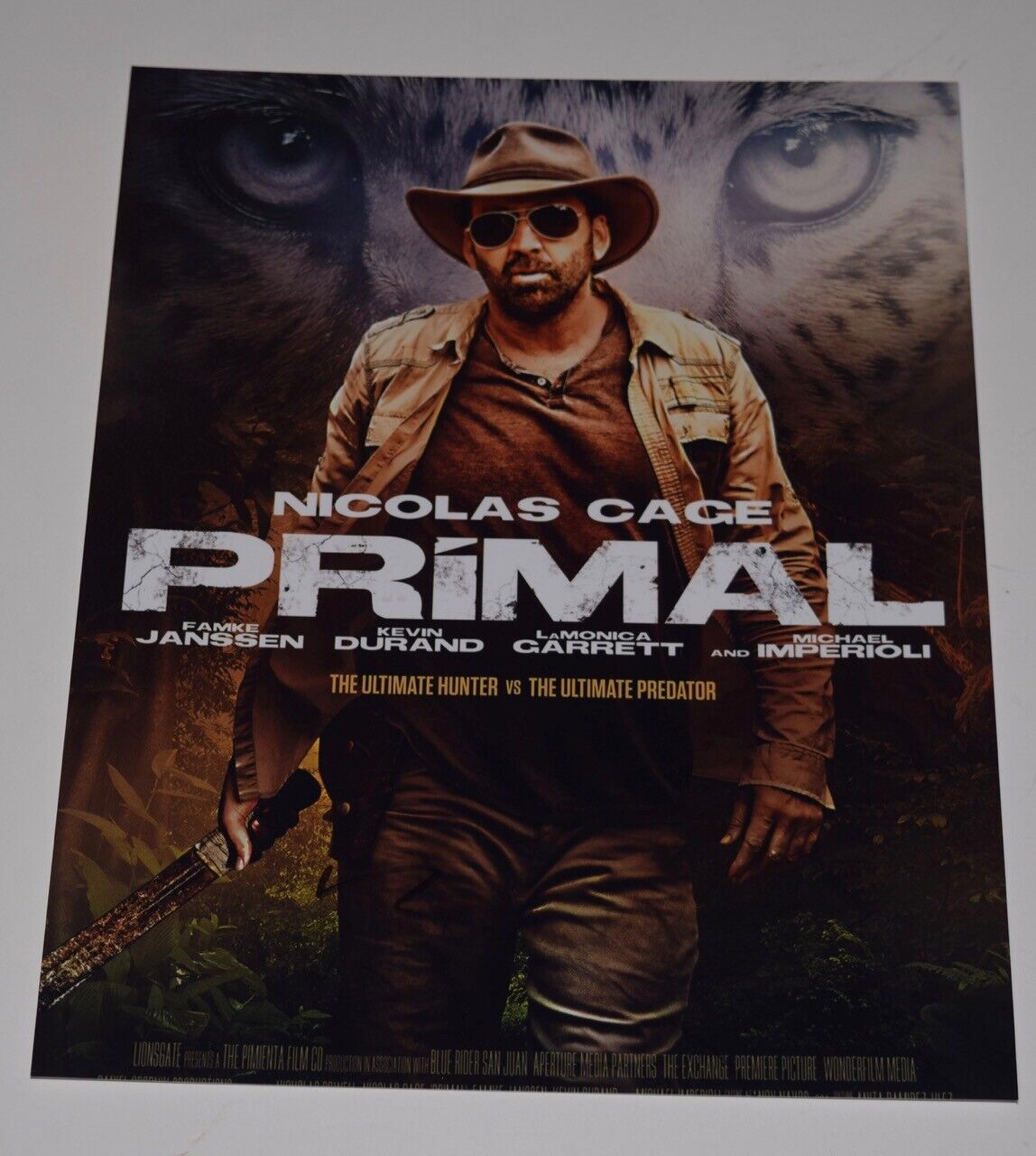 Nicolas Cage Signed Autographed 8x10 Photo Poster painting Primal Actor COA