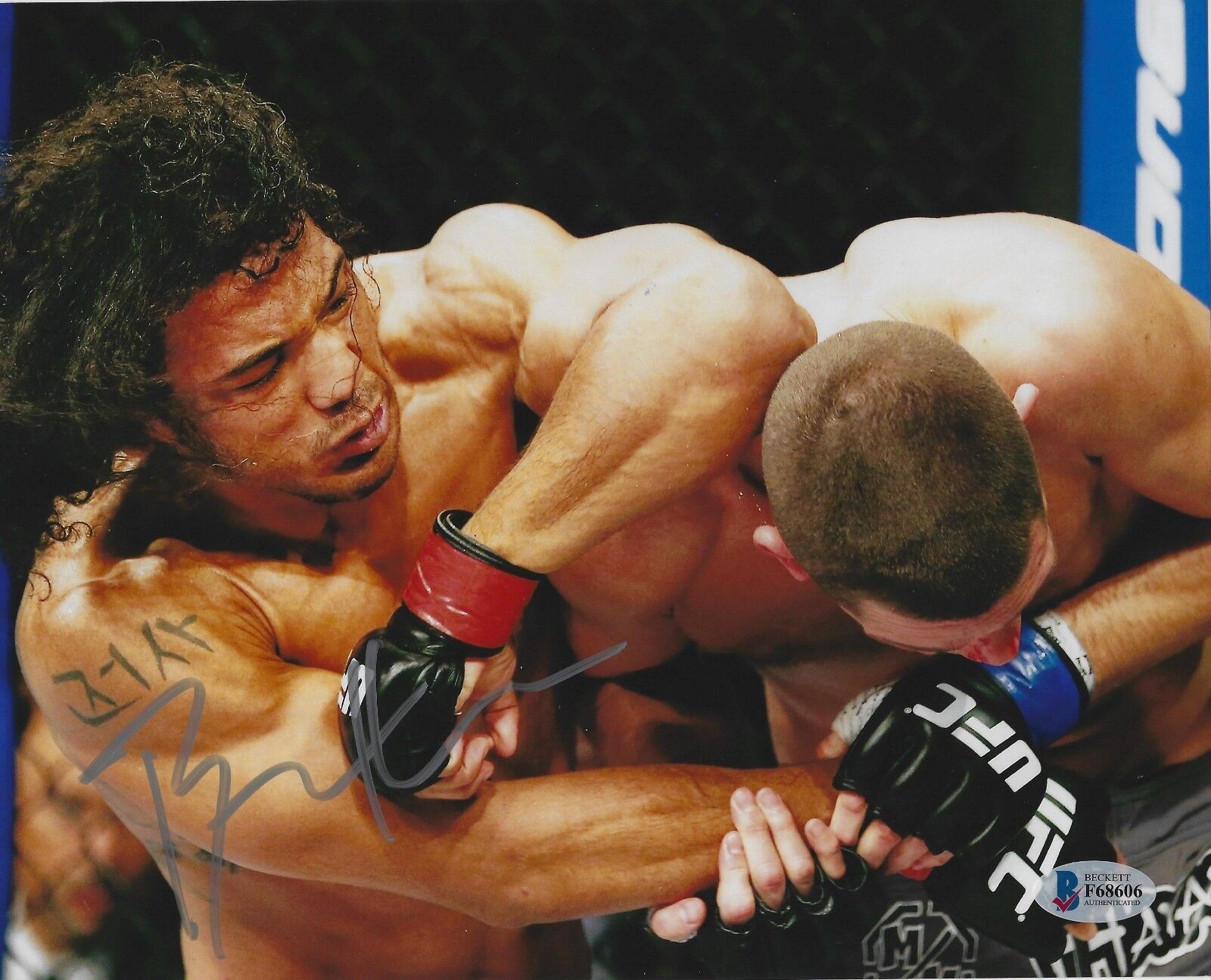 Benson Henderson Signed 8x10 Photo Poster painting BAS Beckett COA UFC on Fox 5 Nate Diaz 2012 2