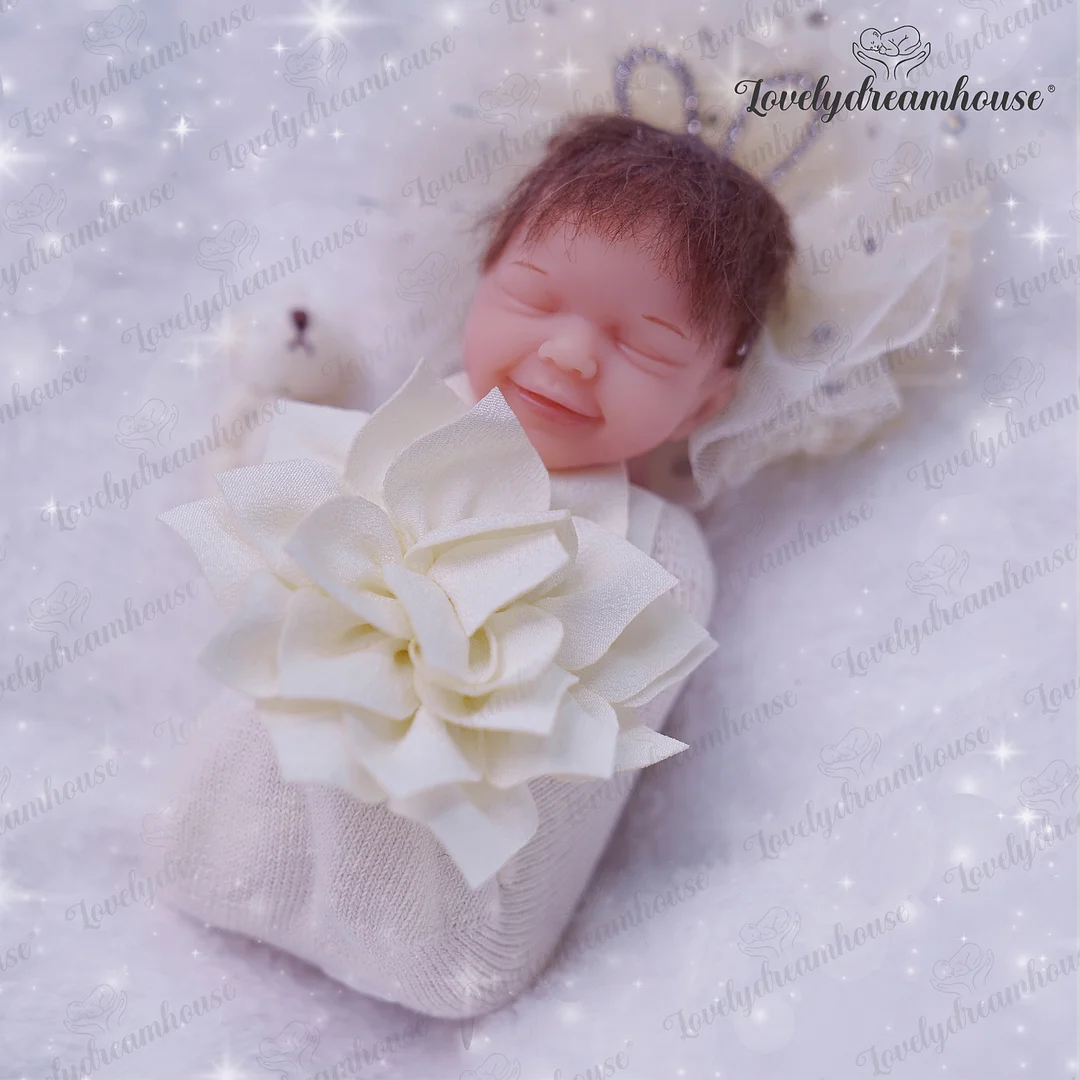 6'' Emilie Miniature New Reborn Soft Full Silicone Baby Doll for Adoption -Creativegiftss® - [product_tag] RSAJ-Creativegiftss®