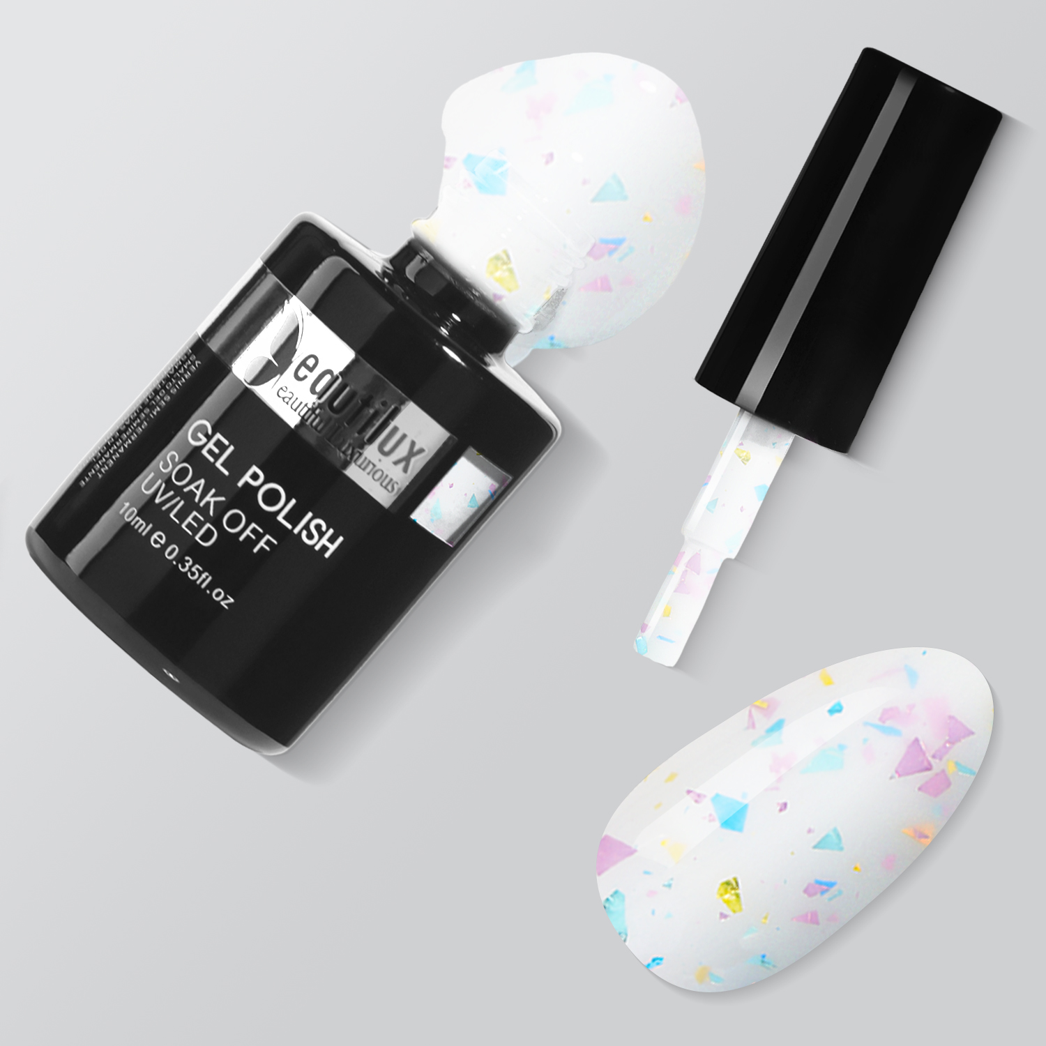 HEMA& TPO Free Nail Gel Polish Color 10ml Winter Collection-Verglas