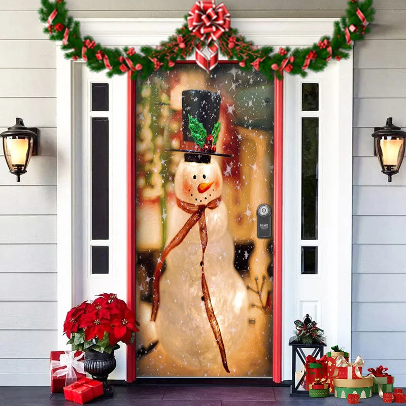 Nightmare Before Christmas Outdoor Decorations Props Christmas Elves Door Cover