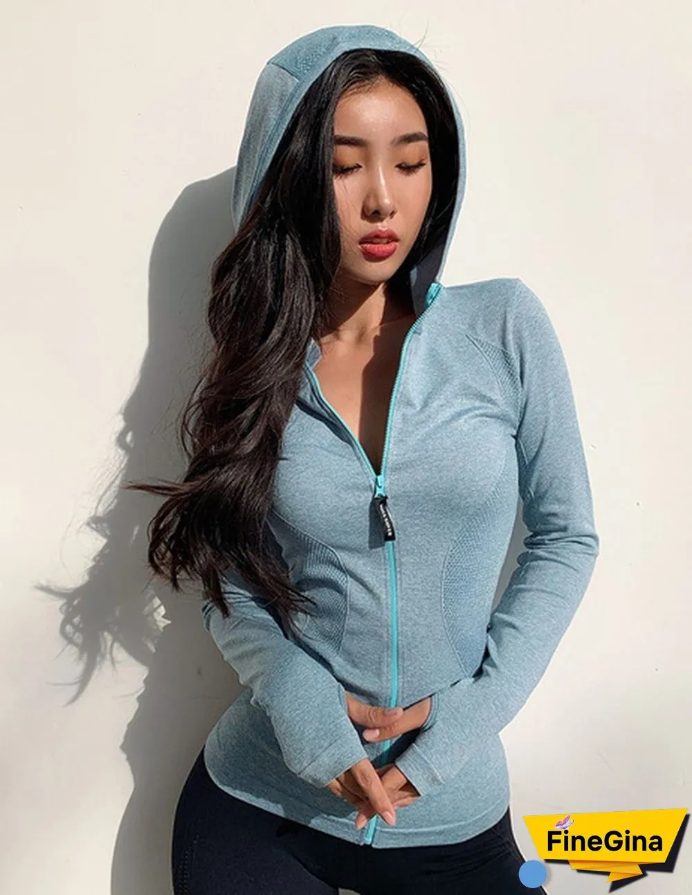 Energy Seamless Running Jacket Women Hoodie Sports Yoga Shirts Zipper Fitness Gym Tops Long Sleeves Sportswear Stretch