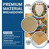 (25x25cm)DIY Pearl Painting Xmas Framed Handmade Pearl Material Art Kit Living Room Decor