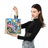 Diamond Painting-DIY Butterfly Handbag Linen Shopping Storage Bag