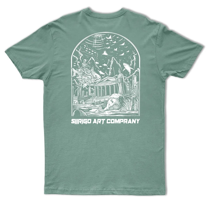 Atlantis Tee - Dusty Green