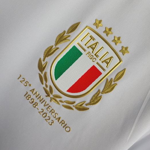 2023 Italy 125th Commemorative Edition White Thai football jersey 1:1