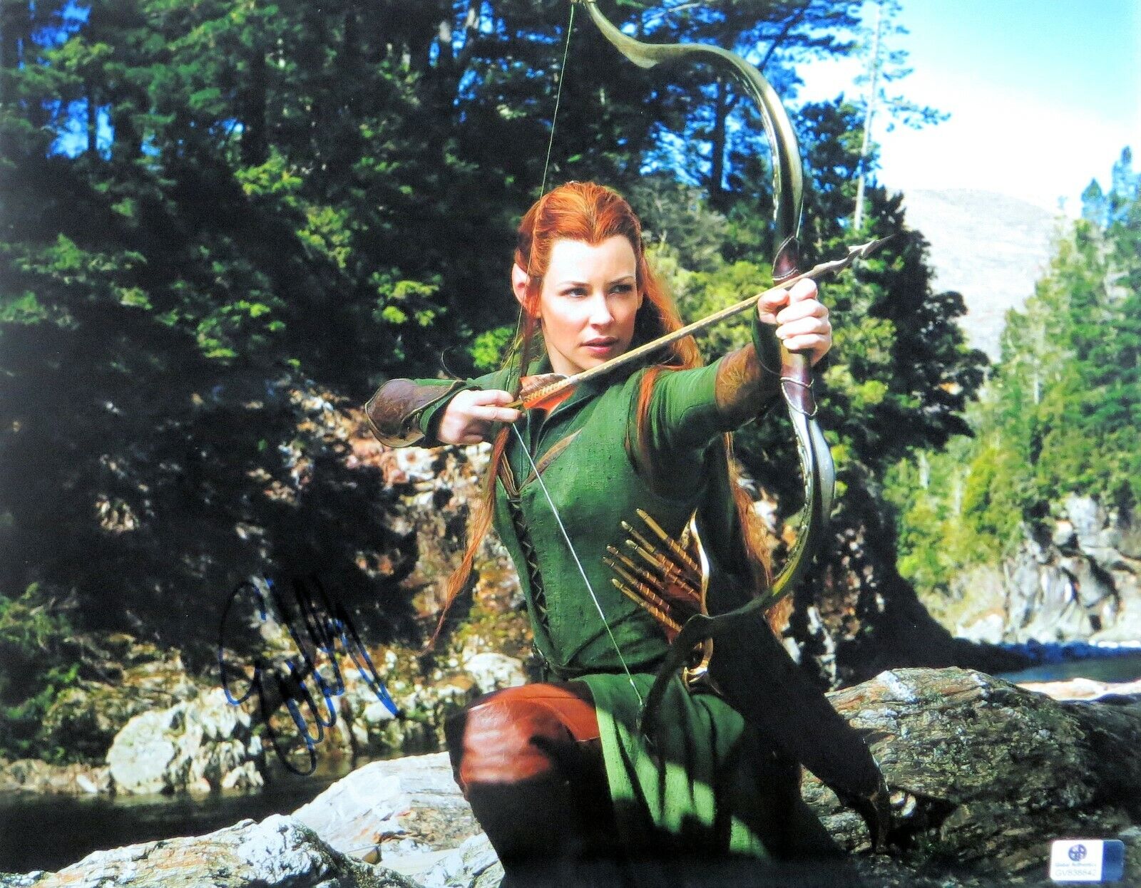 Evangeline Lilly Signed Autographed 11X14 Photo Poster painting The Hobbit Tauriel GV838842