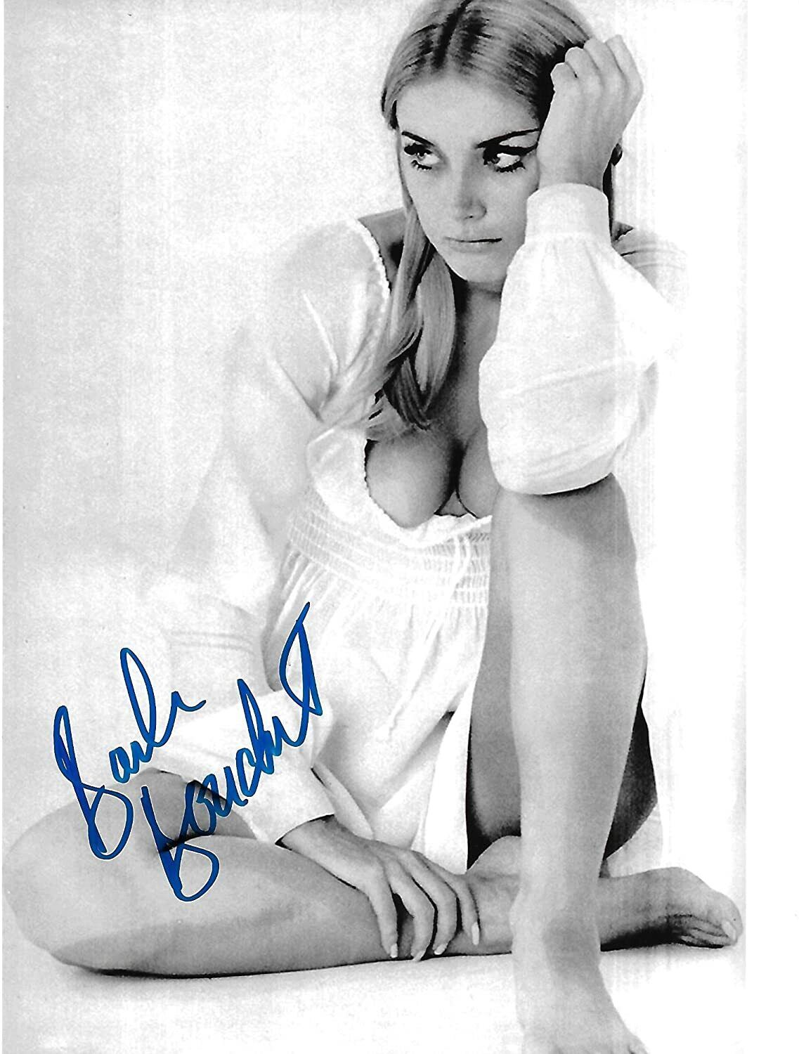 Barbara Bouchet # 13 Original Autographed 8X10 Photo Poster painting Bond,Star Trek Pin Up Babe