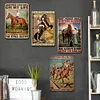 4pcs - Cowboy - Vintage Metal Signs(8*12Inch/12*16Inch)
