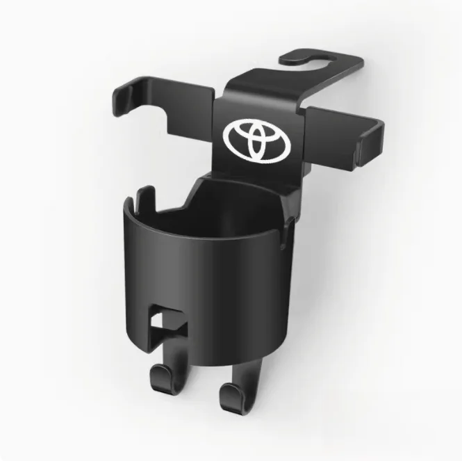 Multifunctional car built-in storage rack water cup holder mobile phone holder