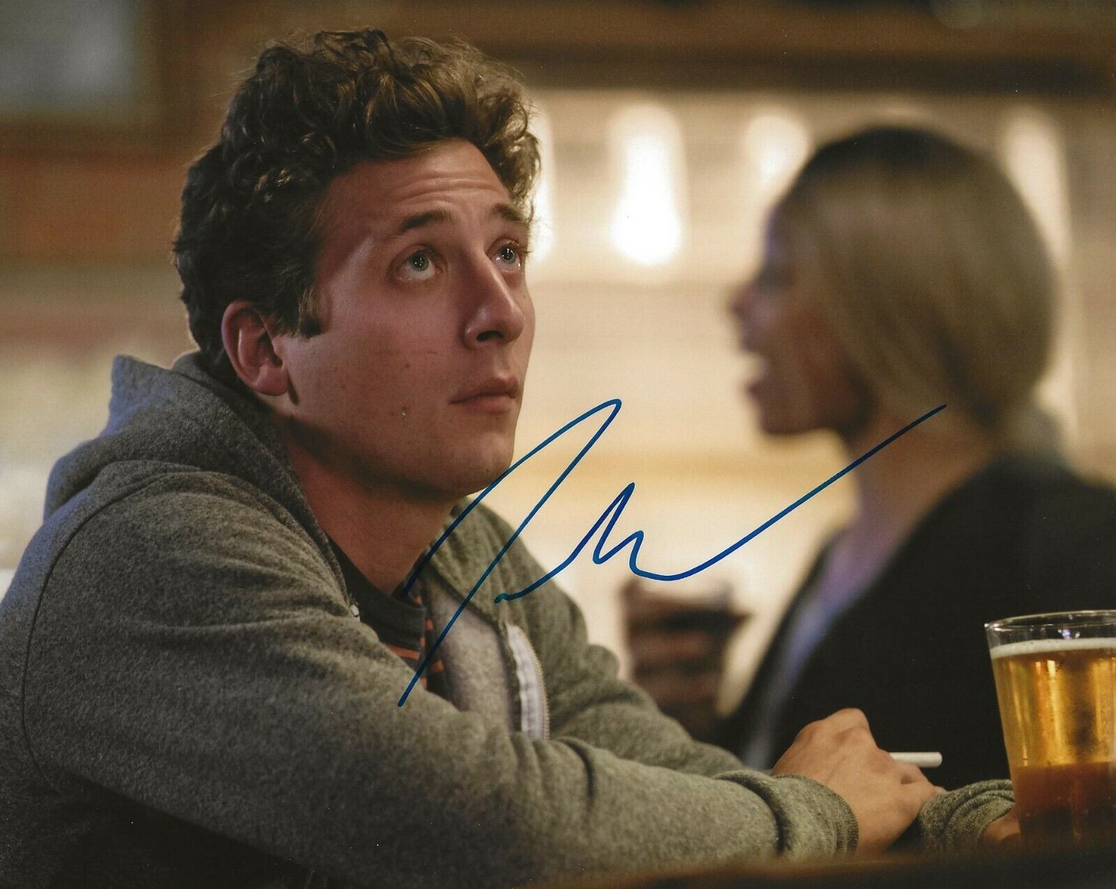 Jeremy Allen White signed Shameless 8x10 Photo Poster painting autographed Lip Gallagher 19