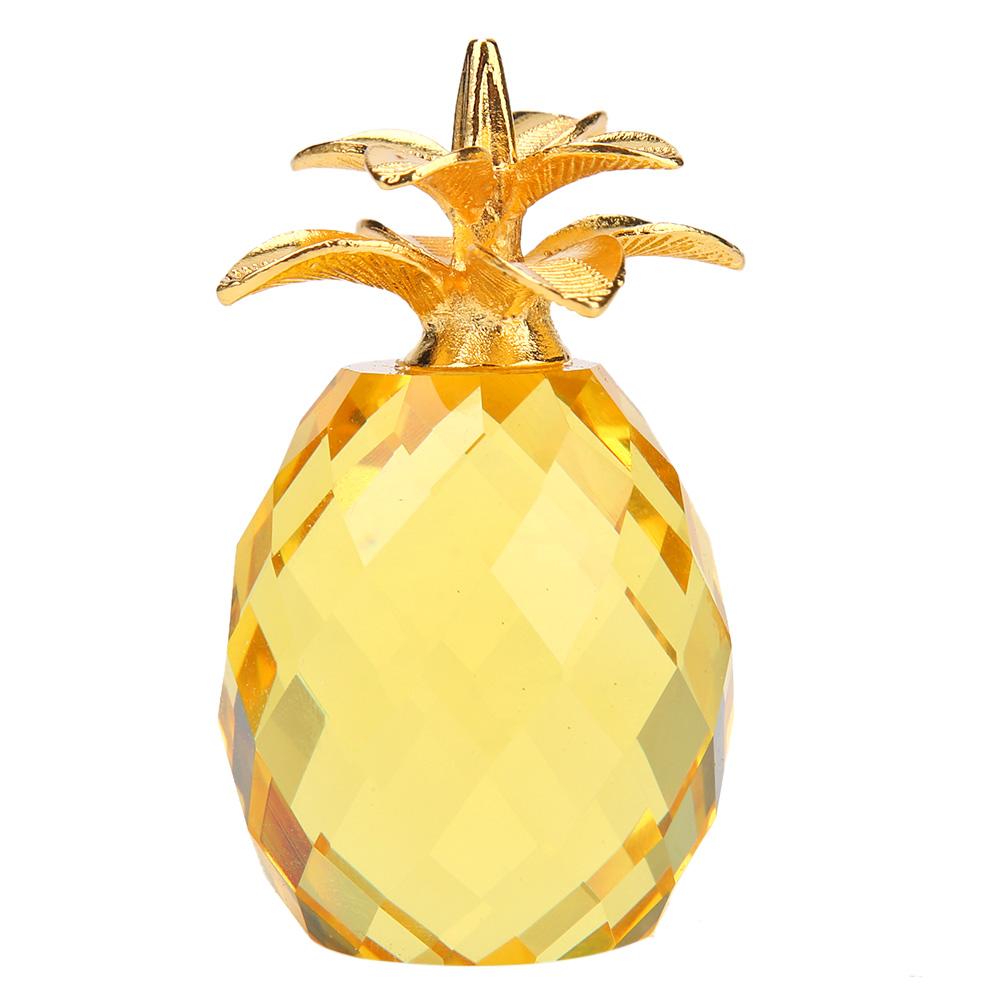 

Crystal Pineapple Figurines Table Ornament Diy Art Gift Home Car Decoration, 501 Original