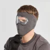 Masque chaud coupe-vent avec lunettes unisexe
