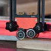 One-way Safety Feeder Guider T-Tracks Bearing Roller Feeder Woodworking Assembly