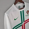 2012 Retro Long Sleeve Portugal Away Football Shirt topjersey