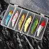 6Pcs Fishing Lure Vibration Artificial Hard Baits 7cm 16g Swimbait Fishing Bait