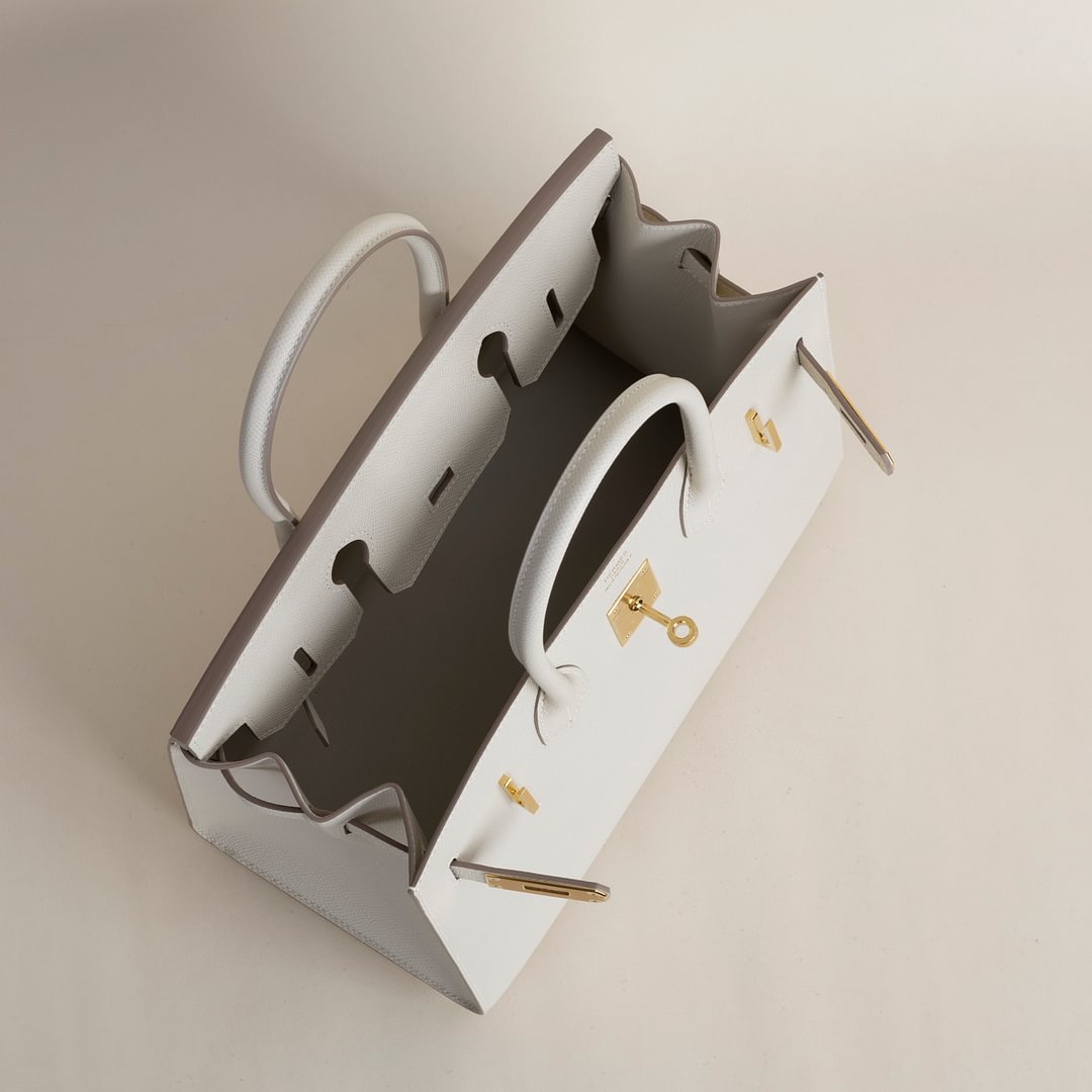 Birkin 30cm Epsom  CC10 Craie  GHW