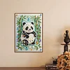 Diamond Painting-DIY Special Shaped Drill Pearl Painting Panda(30x40cm)