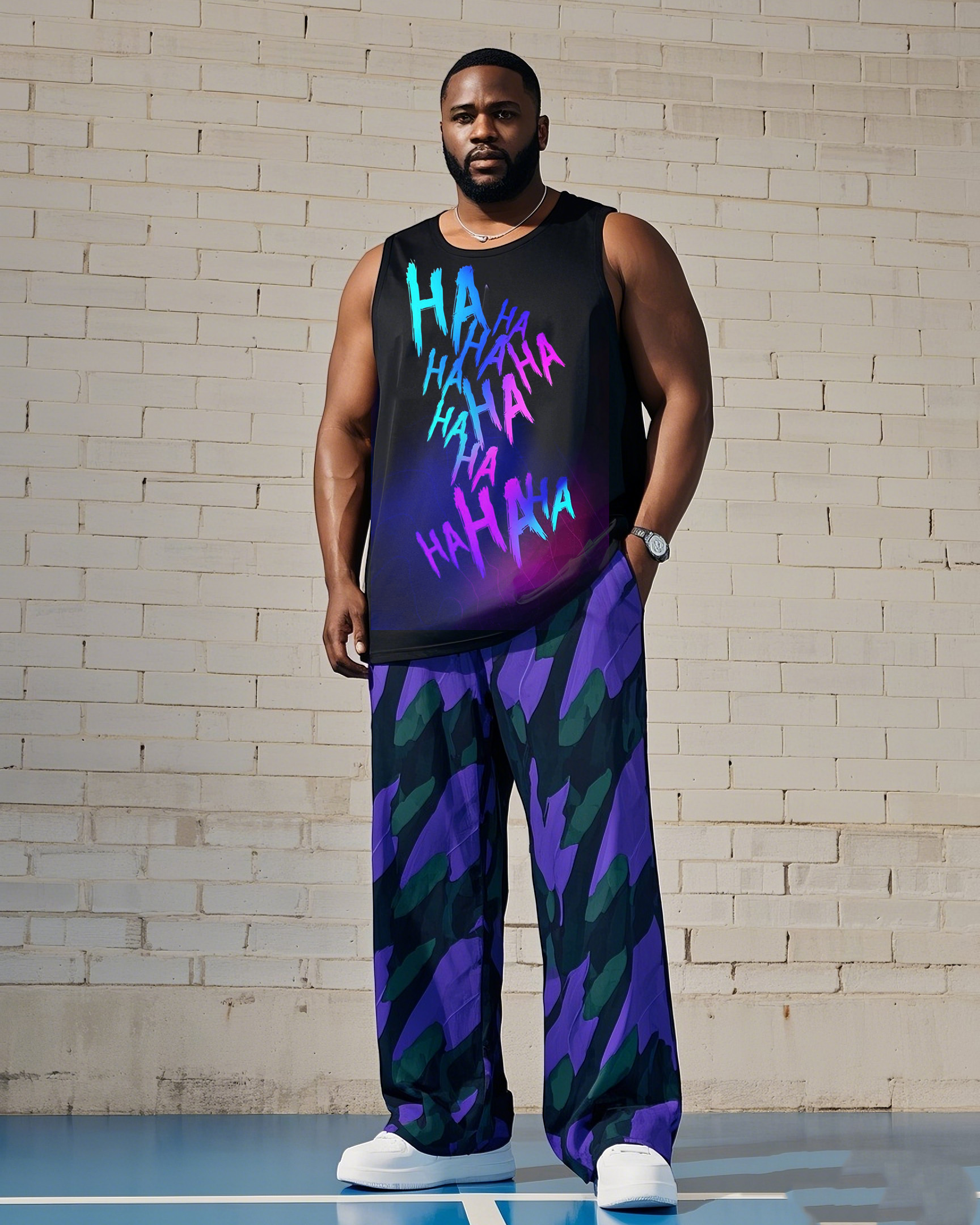 Big Boy Creative HA Gradient Vest Trousers Suit