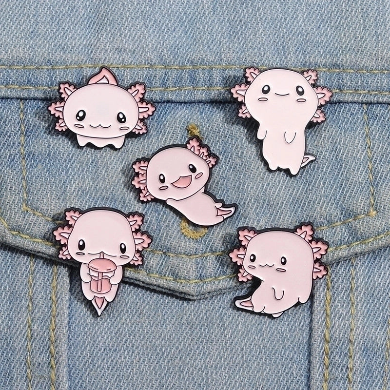 Cartoon Style Cute Animal Alloy Stamping Stoving Varnish Plating Women’s Brooches