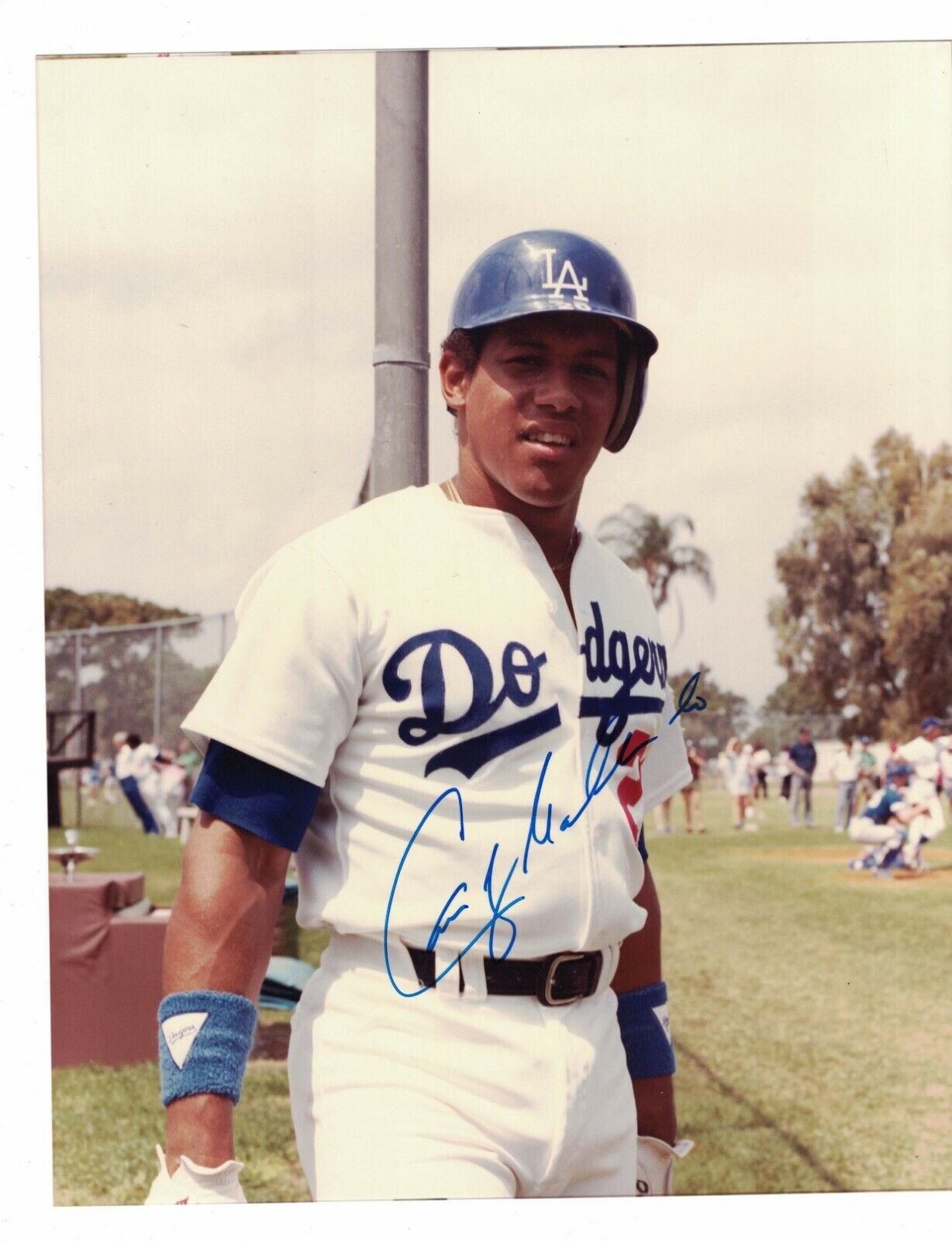 Candy Maldanado Los Angeles Dodgers Signed 8x10 Photo Poster painting W/Our COA LML148