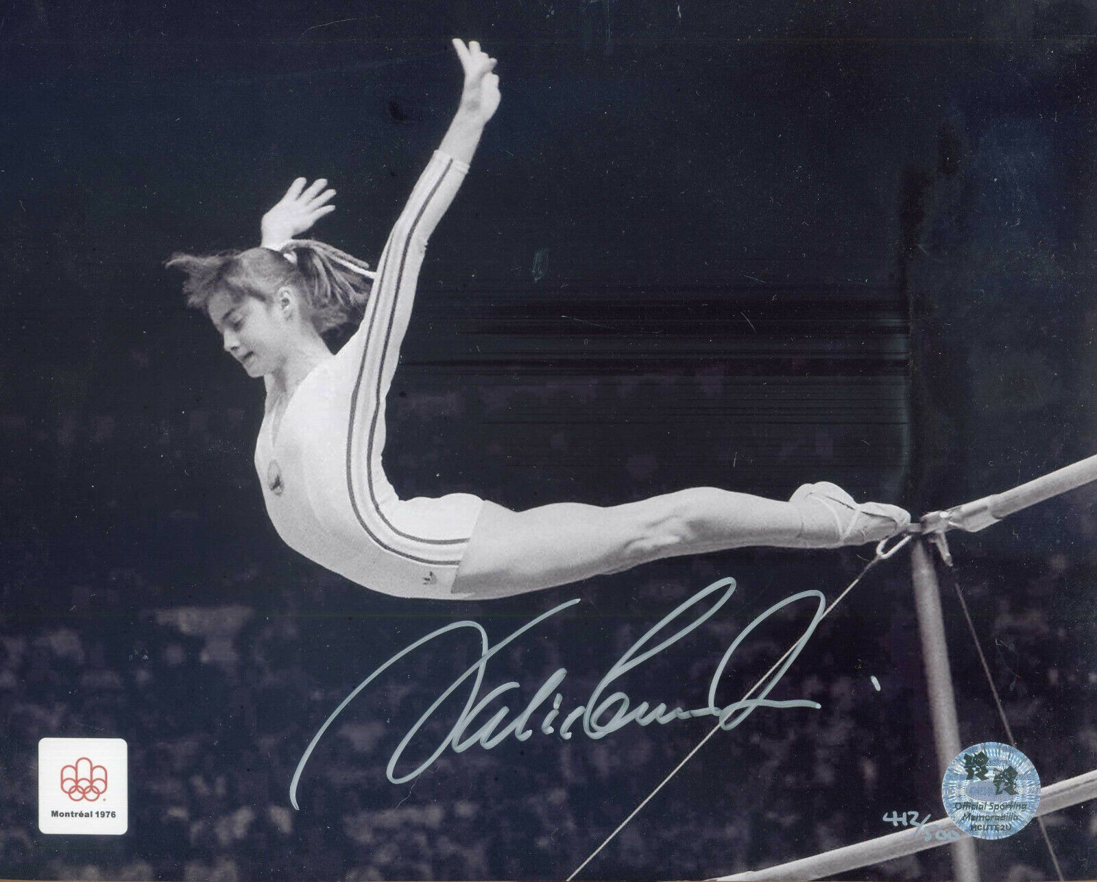 NADIA COMANECI Signed Photo Poster paintinggraph - former Romanian Olympic Gymnast - Preprint