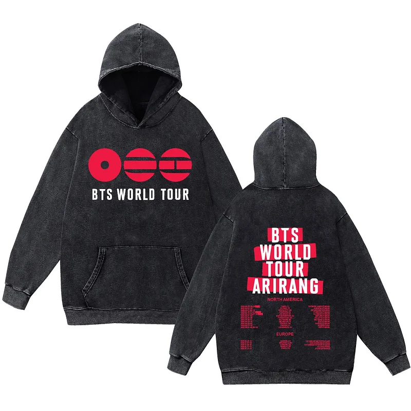 BTS Arirang World Tour Washed Hoodie