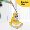 [US Local Warehouse] Circle Sampler Cutter for Film Paper Cloth 90x8MM Die Cutting Machine Manual Round Sample GSM Cut Machine for Fabric Rubber Leather Carpet Paper Foam