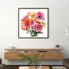 Gerbera - 11CT Stamped Cross Stitch - 40*40cm - Flower