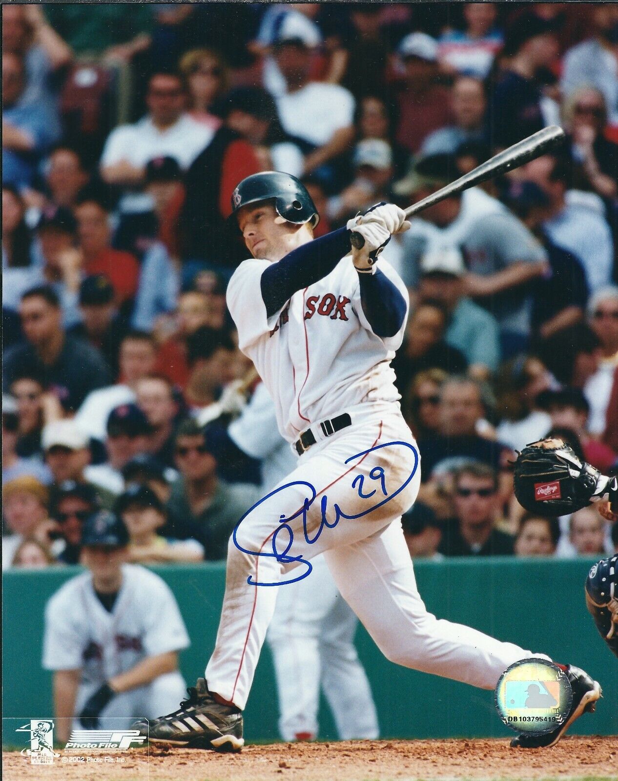 Signed 8x10 SHEA HILLENBRAND Boston Red Sox Autographed Photo Poster painting - COA