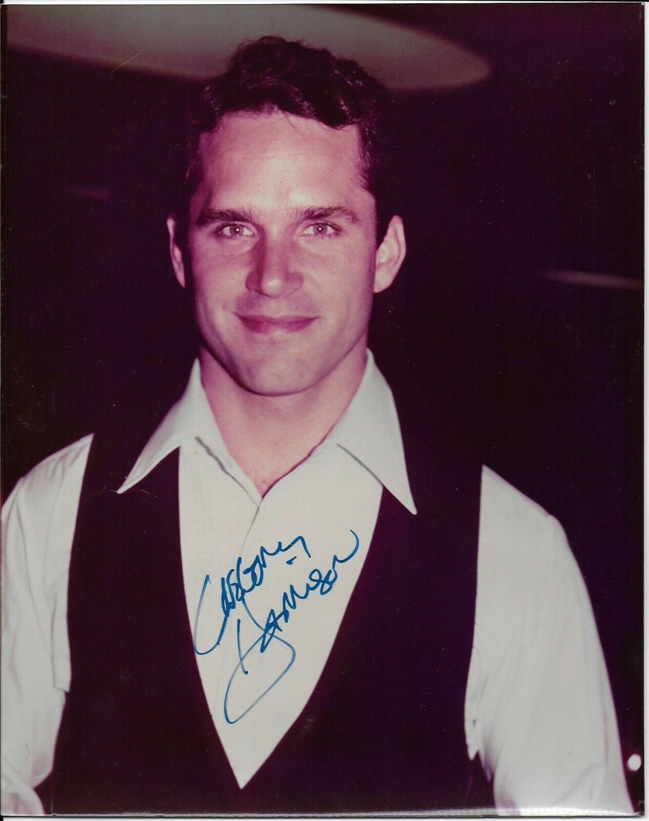 Gregory Harrison Original Autographed Photo Poster painting 8x10