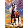 Diamond Painting -DIY Full Round Drill Horse(40*60CM)