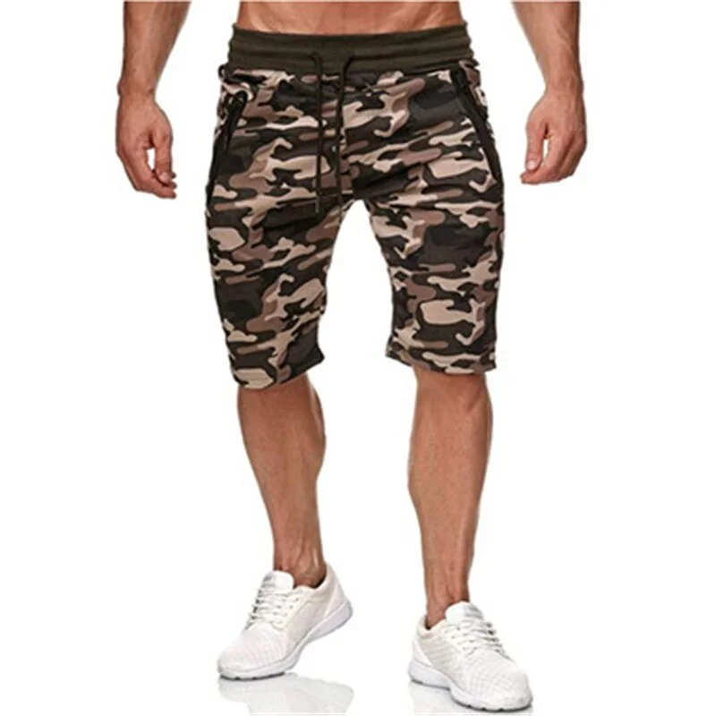 Summer men's sports leisure shorts running training pants men camouflage shorts