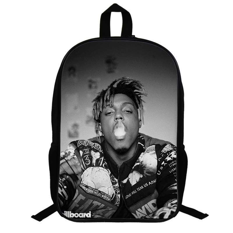 Juice Wrld Hip Hop Singer Full Color Backpack Student Schoolbag