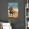 Cowboy Code - Vintage Metal Signs - 20*30cm/30*40cm - Western