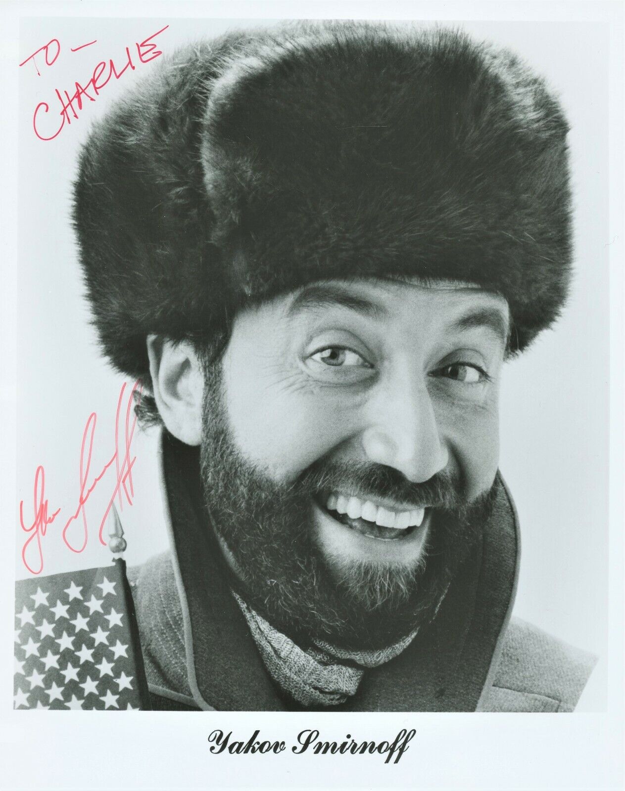 YAKOV SMIRNOFF Signed Photo Poster painting